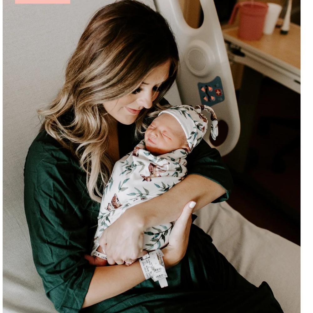 Milkmaid Goods Hunter Green Robe